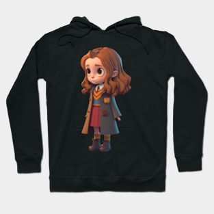 Cool School Girl Sticker Hoodie